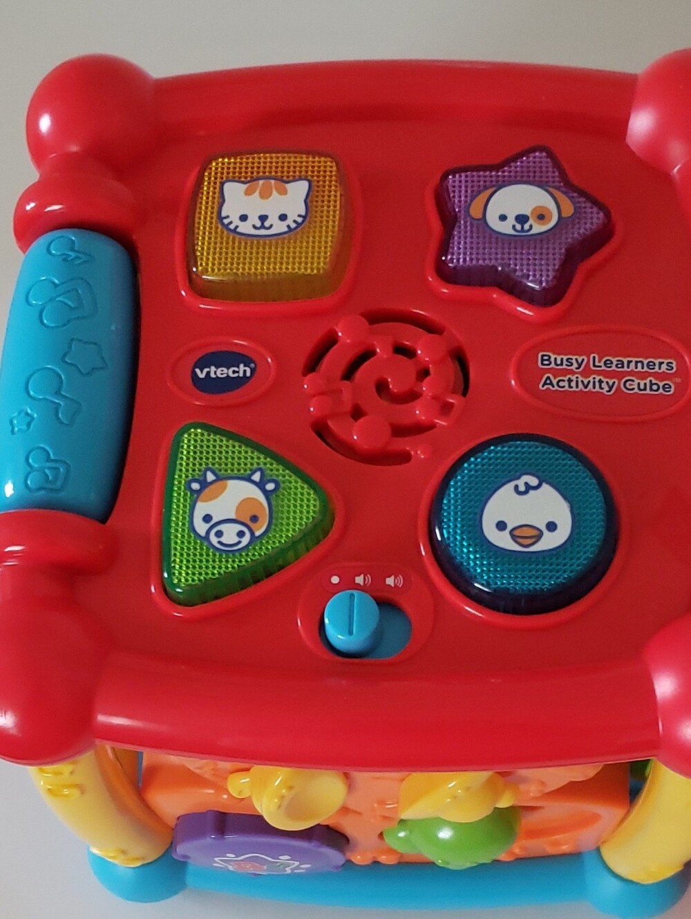 VTech Activity Cube & Fisher-Price Crawl Sea Lightup turtle. Cognitive,motor ski